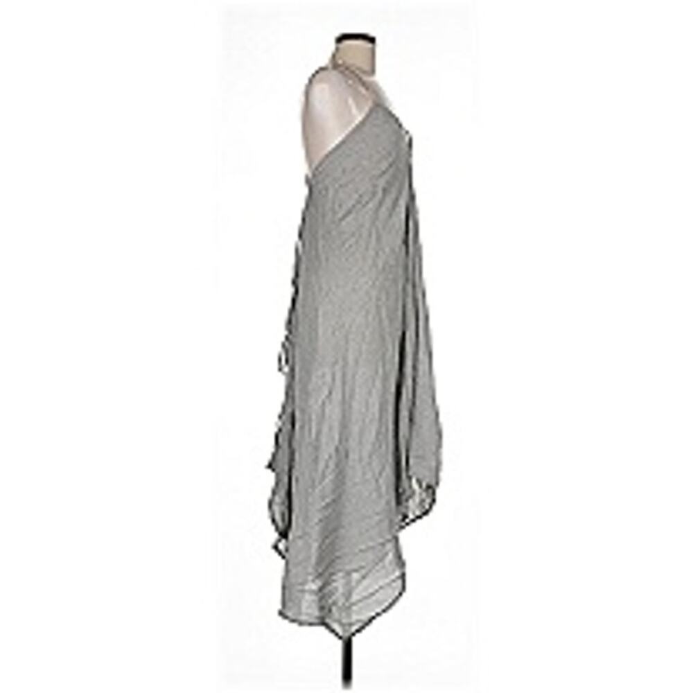 The Handloom Los Angeles Cotton Gray Asymmetric Strappy Dress size OS - Picture 4 of 6